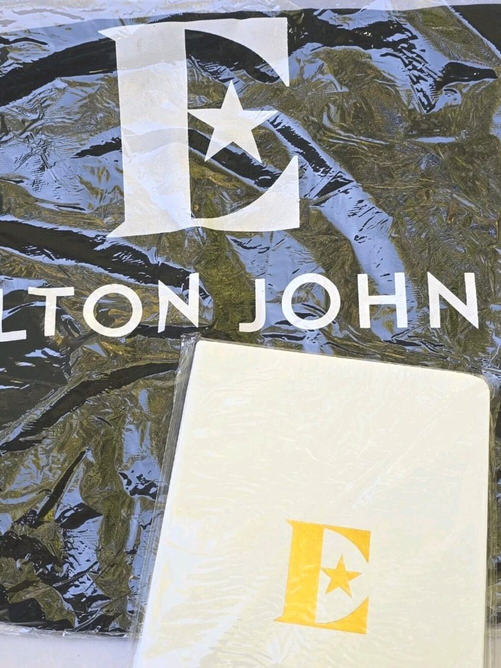 Elton John Canvas Tote Bag Journal Notebook Book Farewell Yellow Brick Road Tour